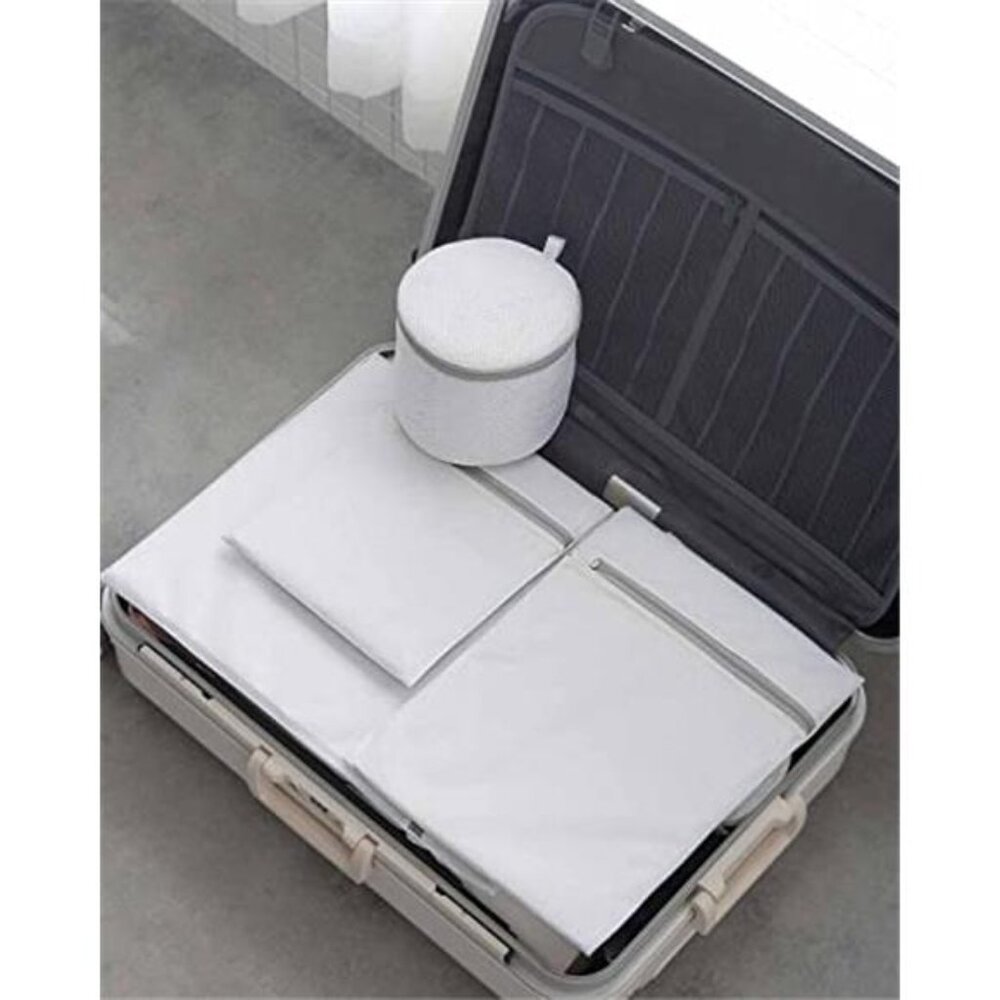 Large Mesh Laundry Bags Set 3Pcs Lingerie Delicates Wash Bag Zipper Closure - Picture 7 of 7
